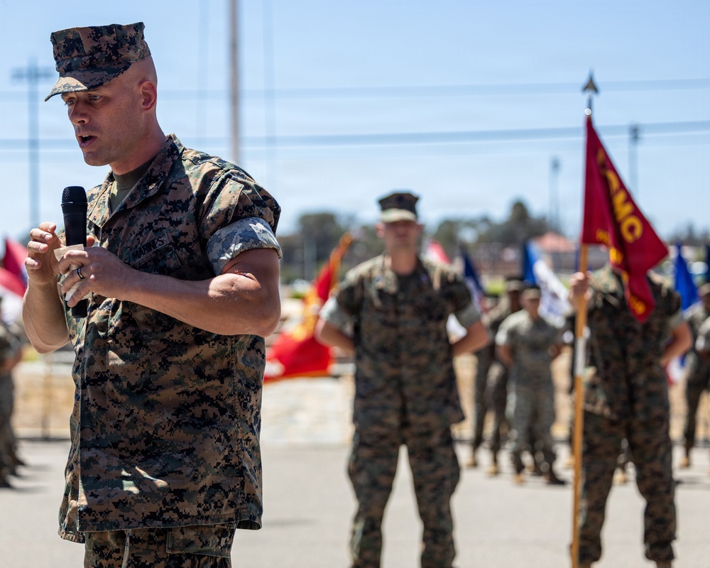 Headquarters and Support Company, Headquarters and Support Battalion Change of Command Ceremony