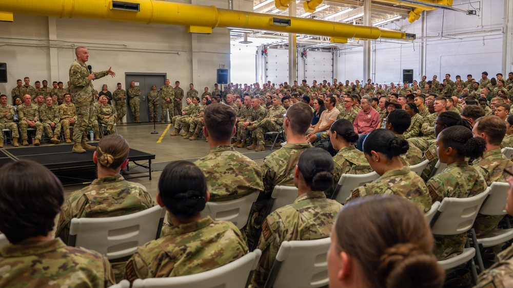 CMSAF visits F.E. Warren Air Force Base