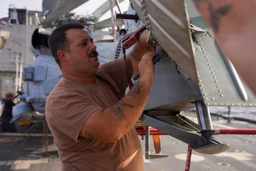 USS Cooperstown Conducts Flight Quarters.