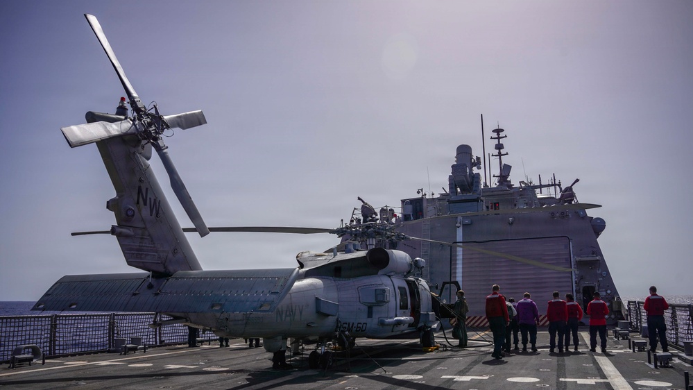 USS Cooperstown Conducts Flight Quarters.