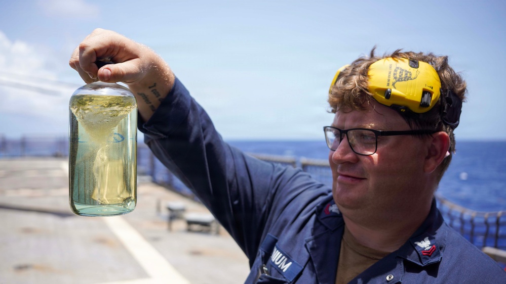 USS Cooperstown Conducts Flight Quarters in the Atlantic Ocean.