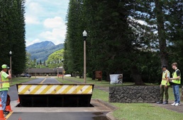 U.S. Army Engineering and Support Center, Huntsville engineers inspect installation barriers