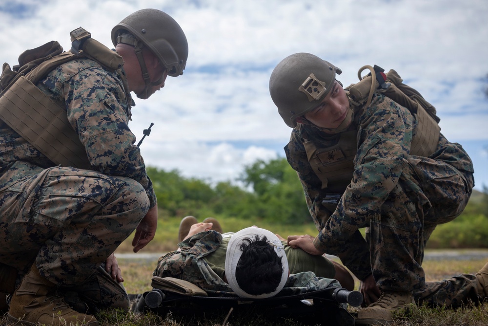 U.S. Marines, Canadian service members conduct simulated CASEVAC during RIMPAC 2026