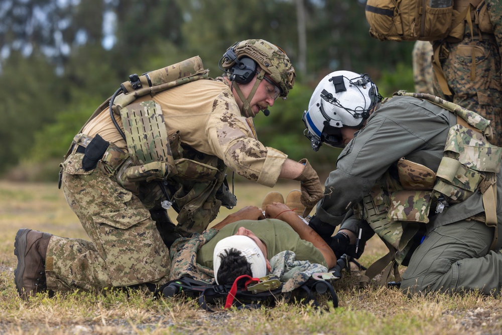 U.S. Marines, Canadian service members conduct simulated CASEVAC during 2026