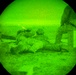 Security forces M240B night fire