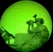 Security forces M240B night fire
