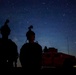 Security forces M240B night fire