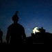 Security forces M240B night fire