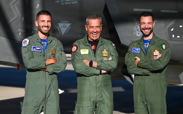 Italian Air Force commander visits 156th Gruppo Volo (Fighter Squadron) at Luke AFB