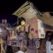 Security forces M240B night fire