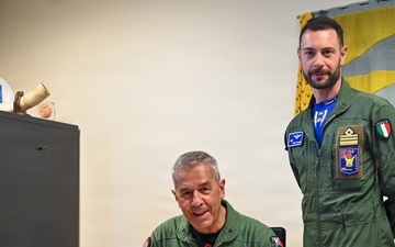 Italian Air Force commander visits 156th Gruppo Volo (Fighter Squadron) at Luke AFB