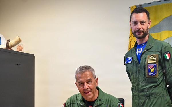 Italian Air Force commander visits 156th Gruppo Volo (Fighter Squadron) at Luke AFB