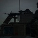 Security forces M240B night fire