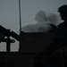 Security forces M240B night fire