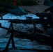 Security forces M240B night fire