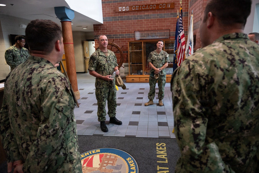MCPON John Perryman visits Naval Station Great Lakes and Recruit Training Command