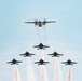 VRC 40 Flies in formation with The Blue Angels