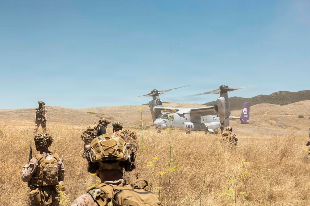 13th MEU | BLT 2/4 Conducts a Vertical Assault Raid