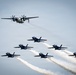 VRC 40 Flies in formation with The Blue Angels