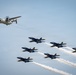 VRC 40 Flies in formation with The Blue Angels