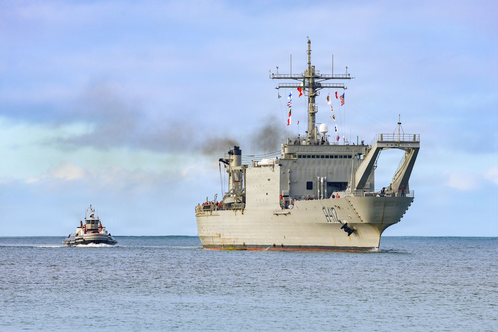 Multinational ships return to Pearl Harbor for the final days of RIMPAC 2026