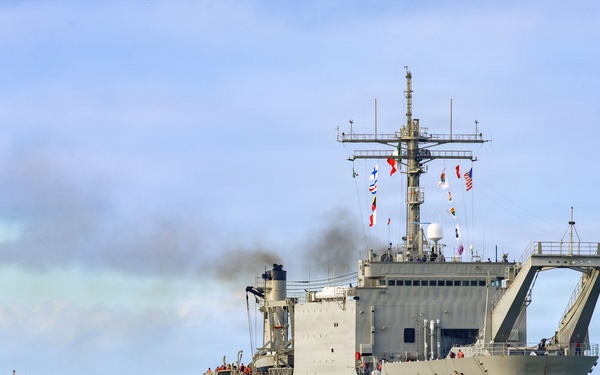 Multinational ships return to Pearl Harbor for the final days of RIMPAC 2026