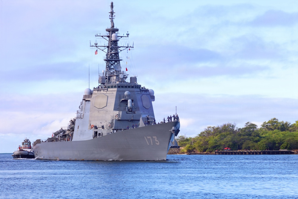 Multinational ships return to Pearl Harbor for the final days of RIMPAC 2026