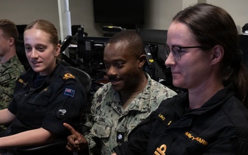U.S. Navy, Royal Canadian Navy, Royal New Zealand Navy coordinate replenishment at sea during RIMPAC 2026