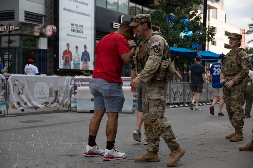 National Guard Supports Public Safety During Washington Nationals Game