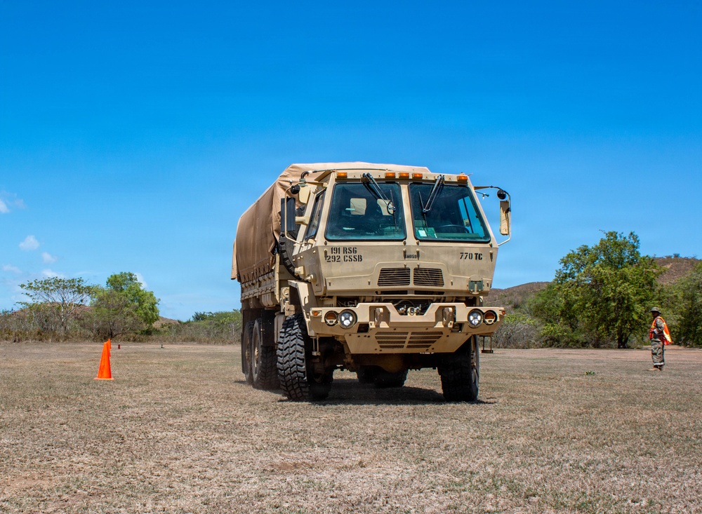 770th Transportation Company Conducts Vehicle Rodeo During Annual Training