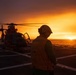 USCGC Midgett (WMSL 757) conducts night flight operations in the South China Sea