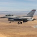 F-16 Lands at Edwards AFB