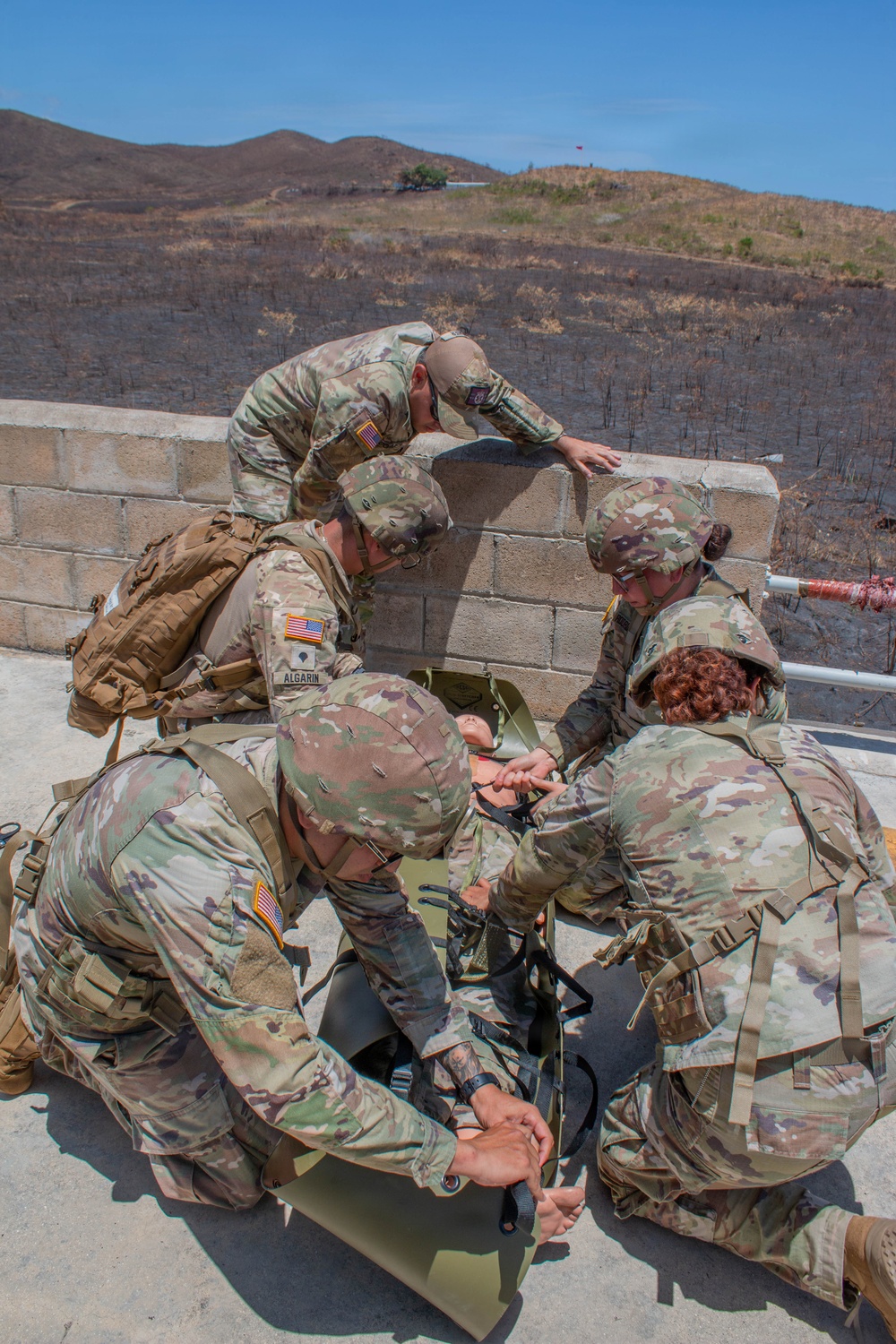 181st Medical Company (Area Support) Conducts MEDEVAC Training with UH-60 Black Hawk
