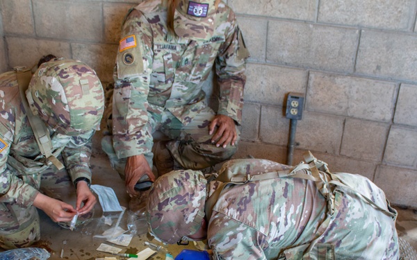 181st Medical Company (Area Support) Conducts MEDEVAC Training with UH-60 Black Hawk