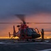 USCGC Midgett (WMSL 757) conducts night flight operations in the South China Sea