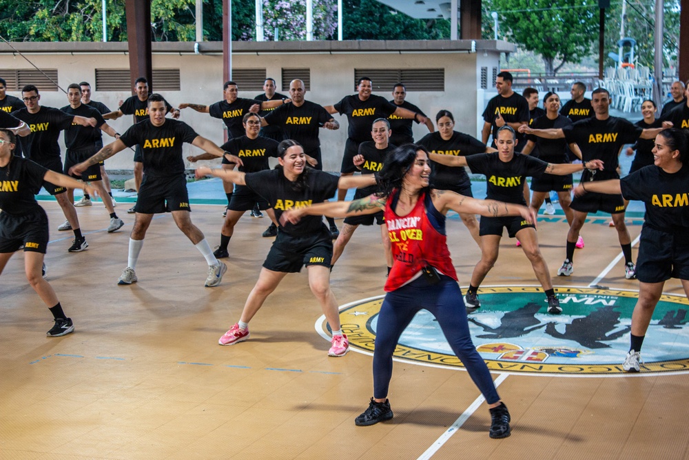 292nd CSSB Promotes Holistic Health Through Group Fitness
