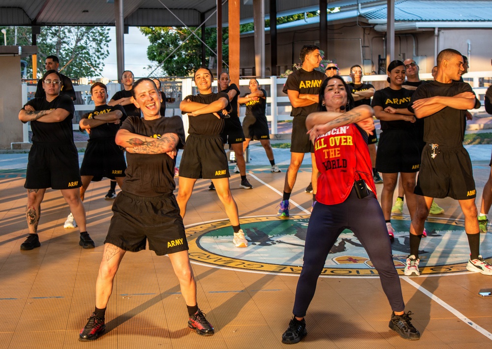 292nd CSSB Promotes Holistic Health Through Group Fitness