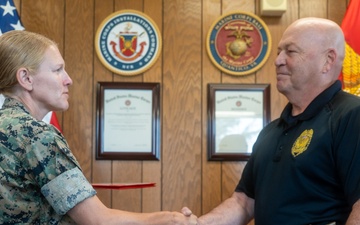 PMO Deputy Chief Keith Simas Receives the 40 Years of Service Award