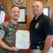 PMO Deputy Chief Keith Simas Receives the 40 Years of Service Award
