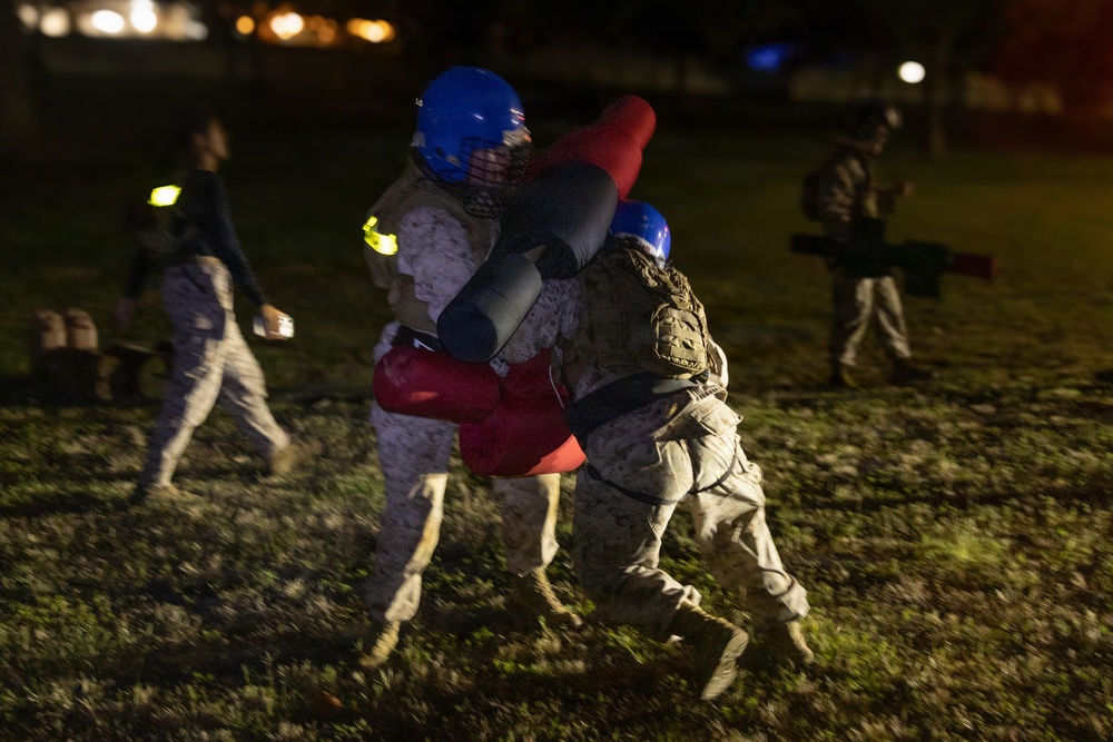 From Training to Testing: Marines with MCBH Conduct A MCMAP Culminating Event