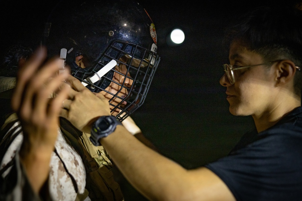 From Training to Testing: Marines with MCBH Conduct A MCMAP Culminating Event