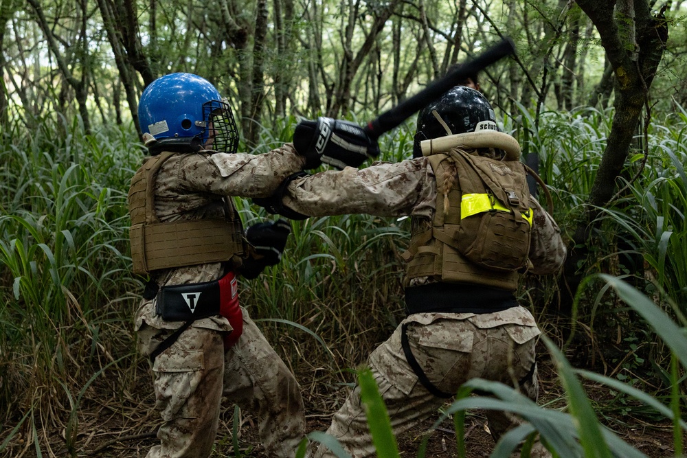 From Training to Testing: Marines with MCBH Conduct A MCMAP Culminating Event