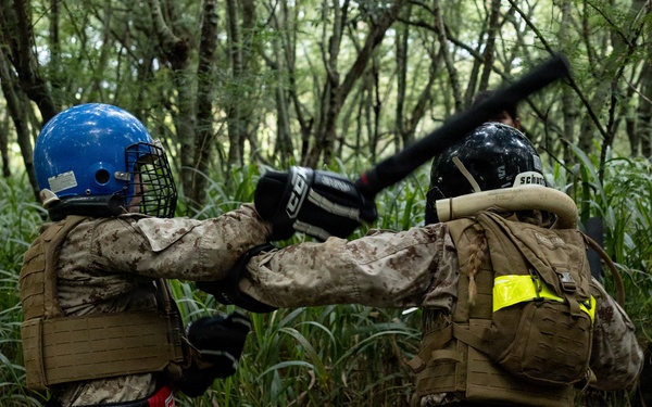 From Training to Testing: Marines with MCBH Conduct A MCMAP Culminating Event
