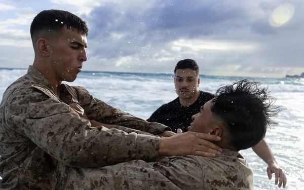 From Training to Testing: Marines with MCBH Conduct A MCMAP Culminating Event
