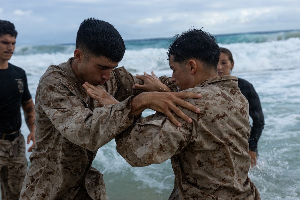 From Training to Testing: Marines with MCBH Conduct A MCMAP Culminating Event