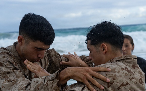 From Training to Testing: Marines with MCBH Conduct A MCMAP Culminating Event