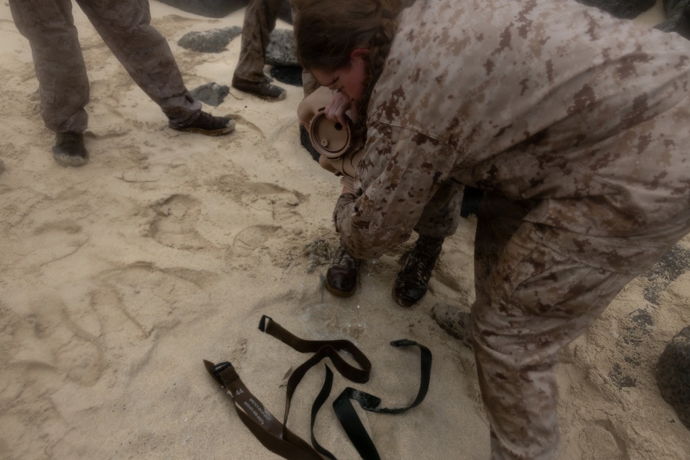 From Training to Testing: Marines with MCBH Conduct A MCMAP Culminating Event
