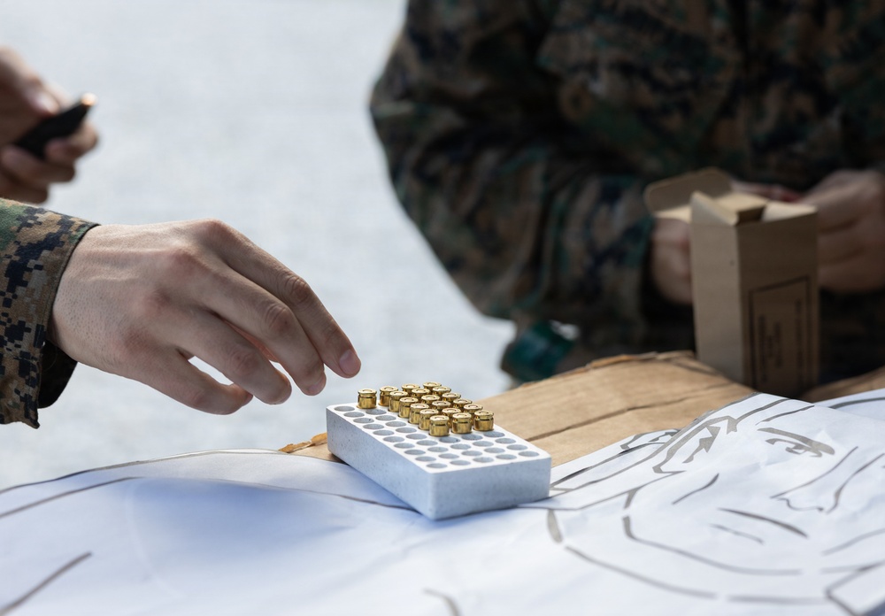 U.S. Marines Conduct Rifle and Pistol Marksmanship Training