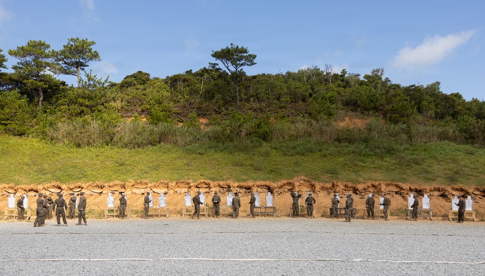 U.S. Marines Conduct Rifle and Pistol Marksmanship Training