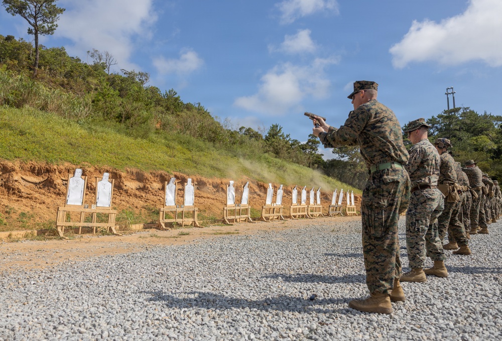 U.S. Marines Conduct Rifle and Pistol Marksmanship Training